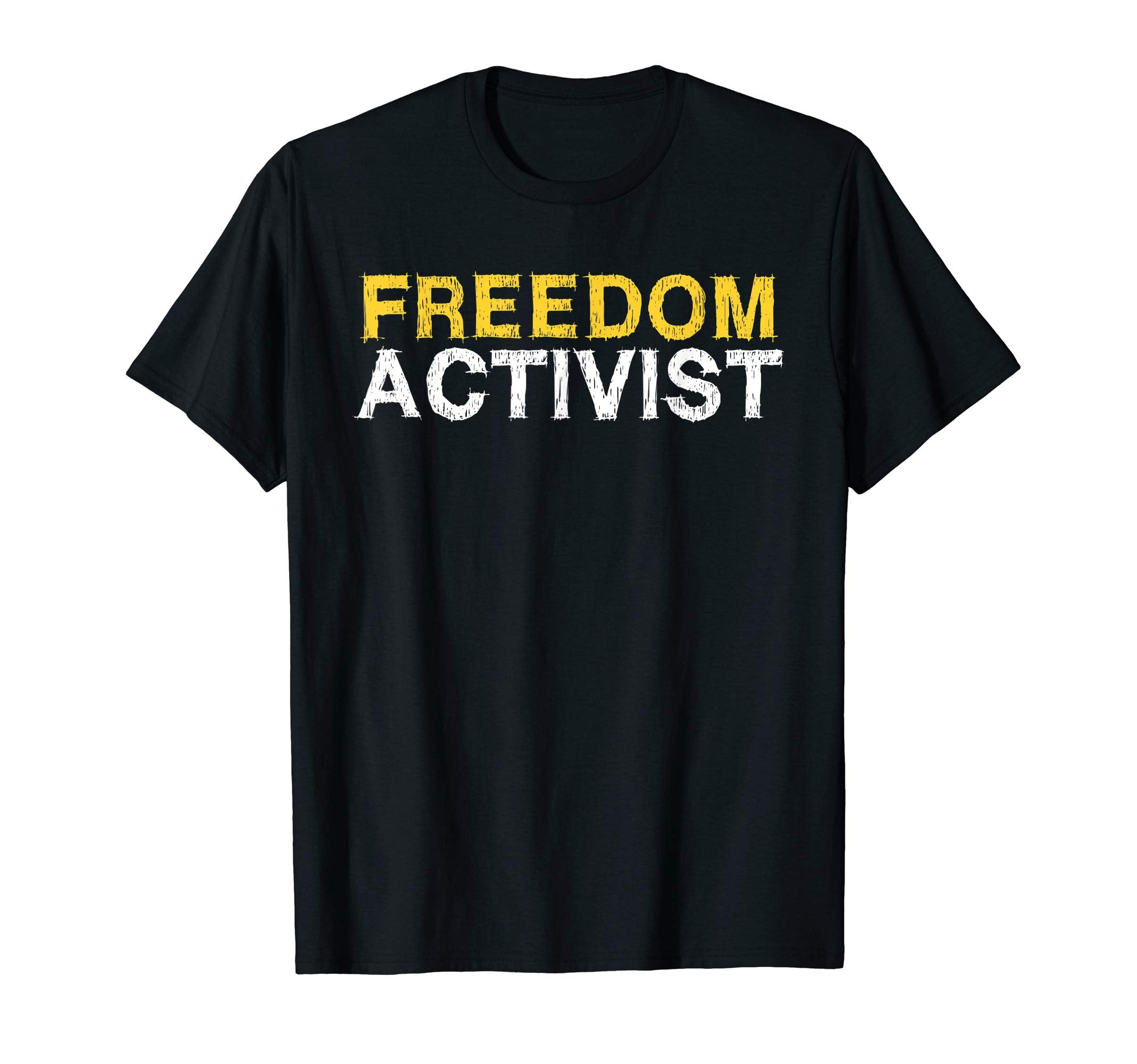 Distressed Libertarian Freedom T-Shirt - Fun Novelty Design Men Women - T-Shirt, Sweatshirt, Hoodie