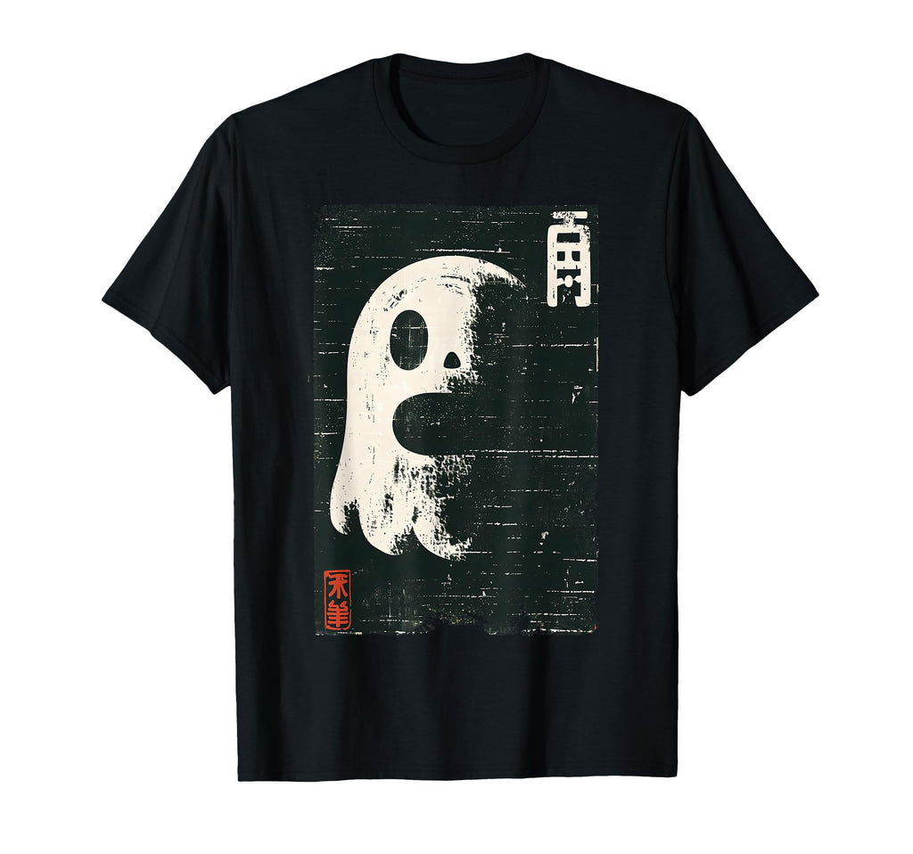 Funny Japanese Ghost Spooky Halloween T-Shirt - Streetwear Style Men Women - T-Shirt, Sweatshirt, Hoodie