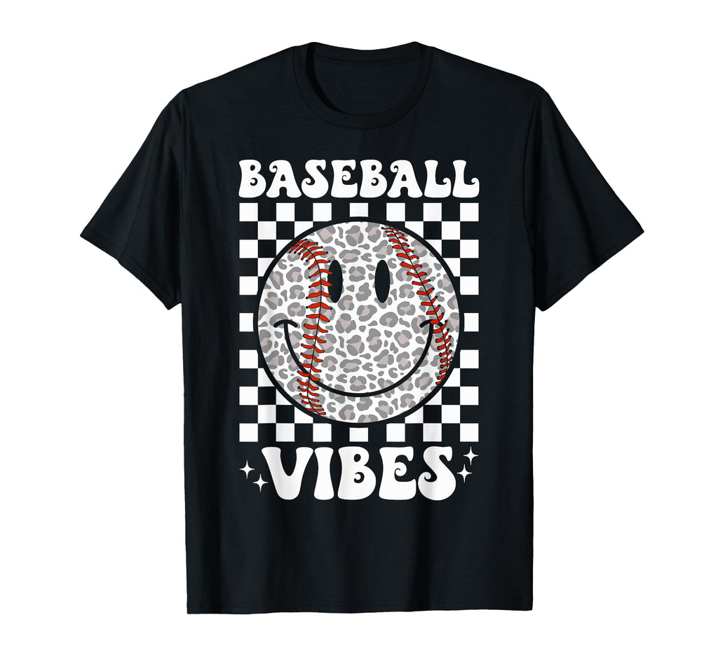 Funny Leopard Baseball Vibes Game Day T-Shirt - Trendy Graphic Unisex - T-Shirt, Sweatshirt, Hoodie