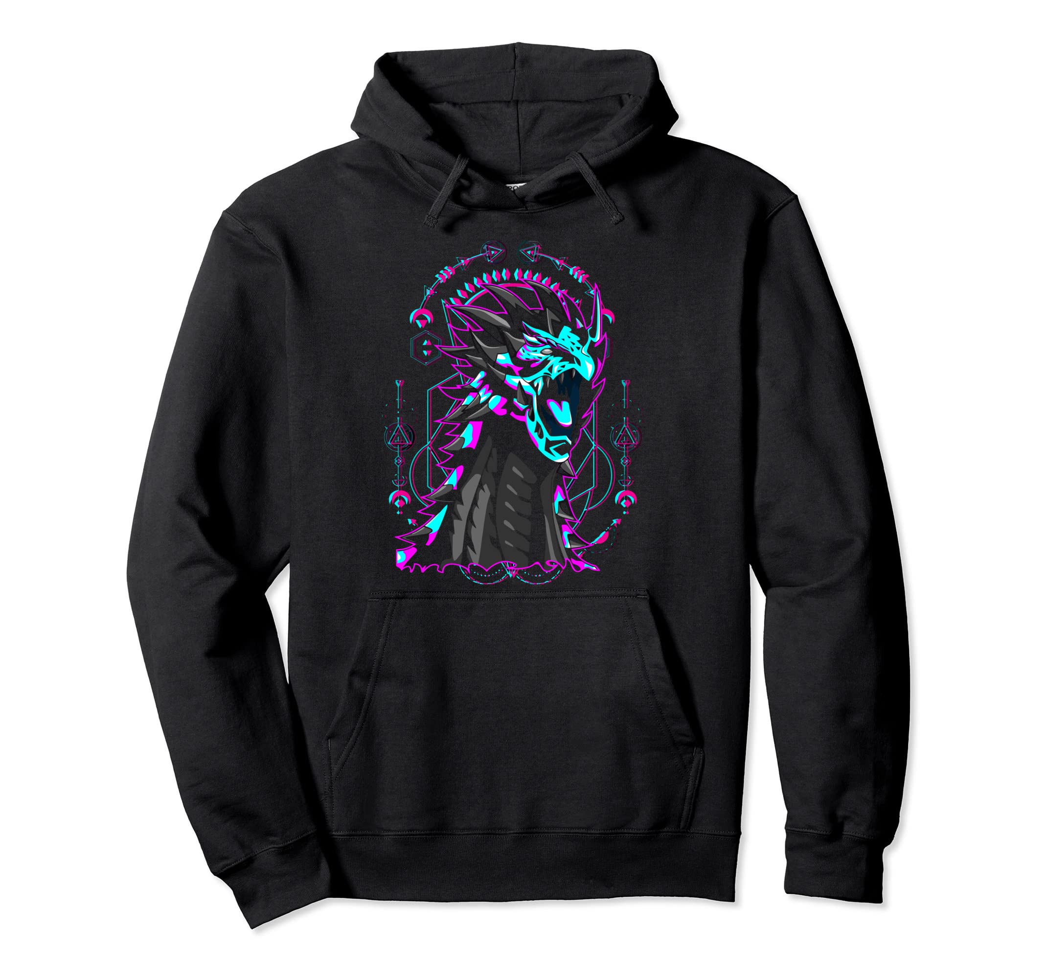 Dragon Japan Street Cyberpunk Streetwear Hoodie - Custom Art Print Unisex - T-Shirt, Sweatshirt, Hoodie