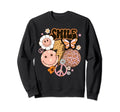 Smile Boho Y2K Peace Lightning Sweatshirt - Fun Novelty Design for Adults - T-Shirt, Sweatshirt, Hoodie