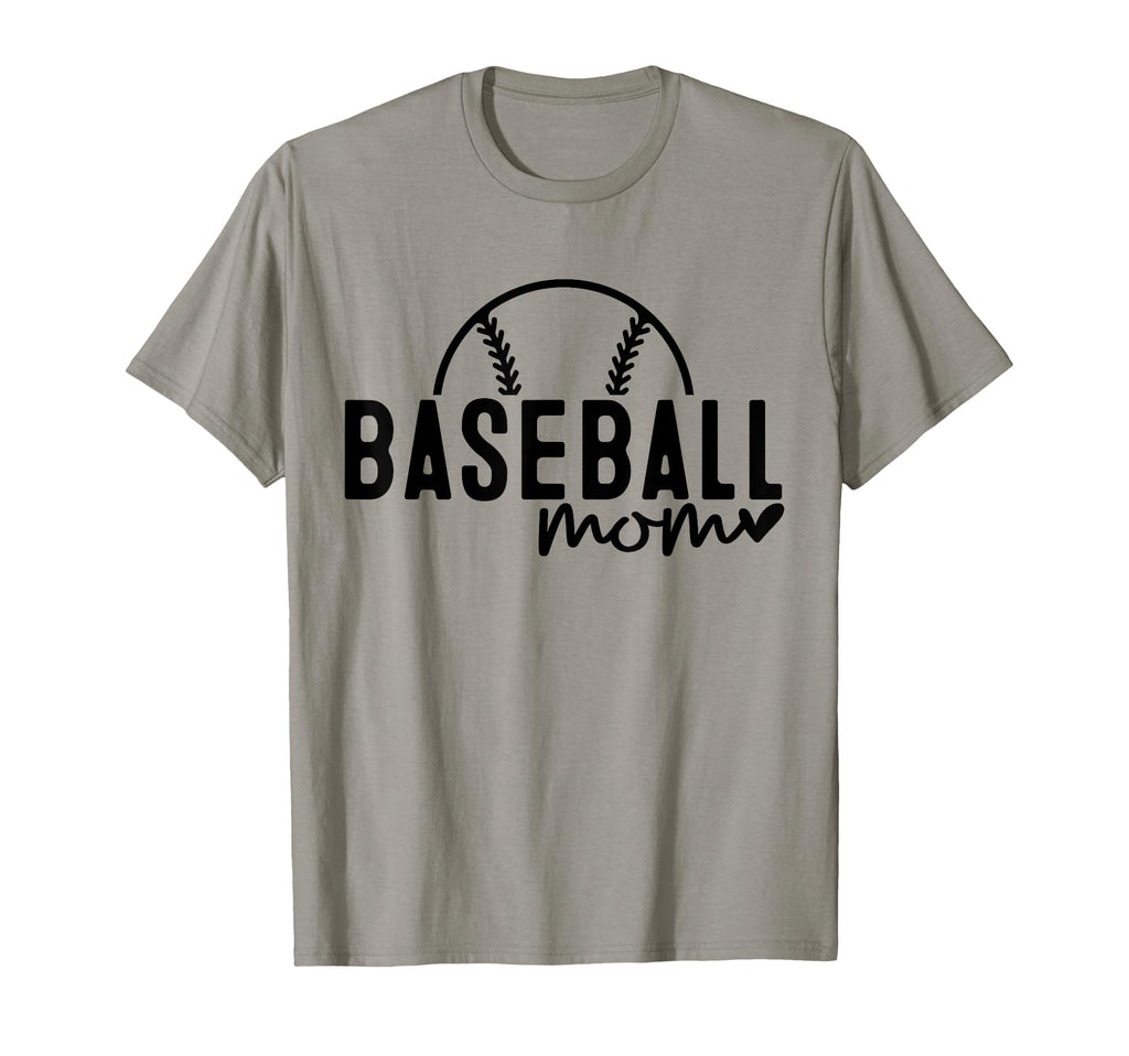 Baseball Mom Mommy Mother Game Day Fan T-Shirt - Custom Art Print Unisex - T-Shirt, Sweatshirt, Hoodie