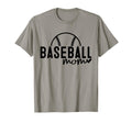 Baseball Mom Mommy Mother Game Day Fan T-Shirt - Custom Art Print Unisex - T-Shirt, Sweatshirt, Hoodie
