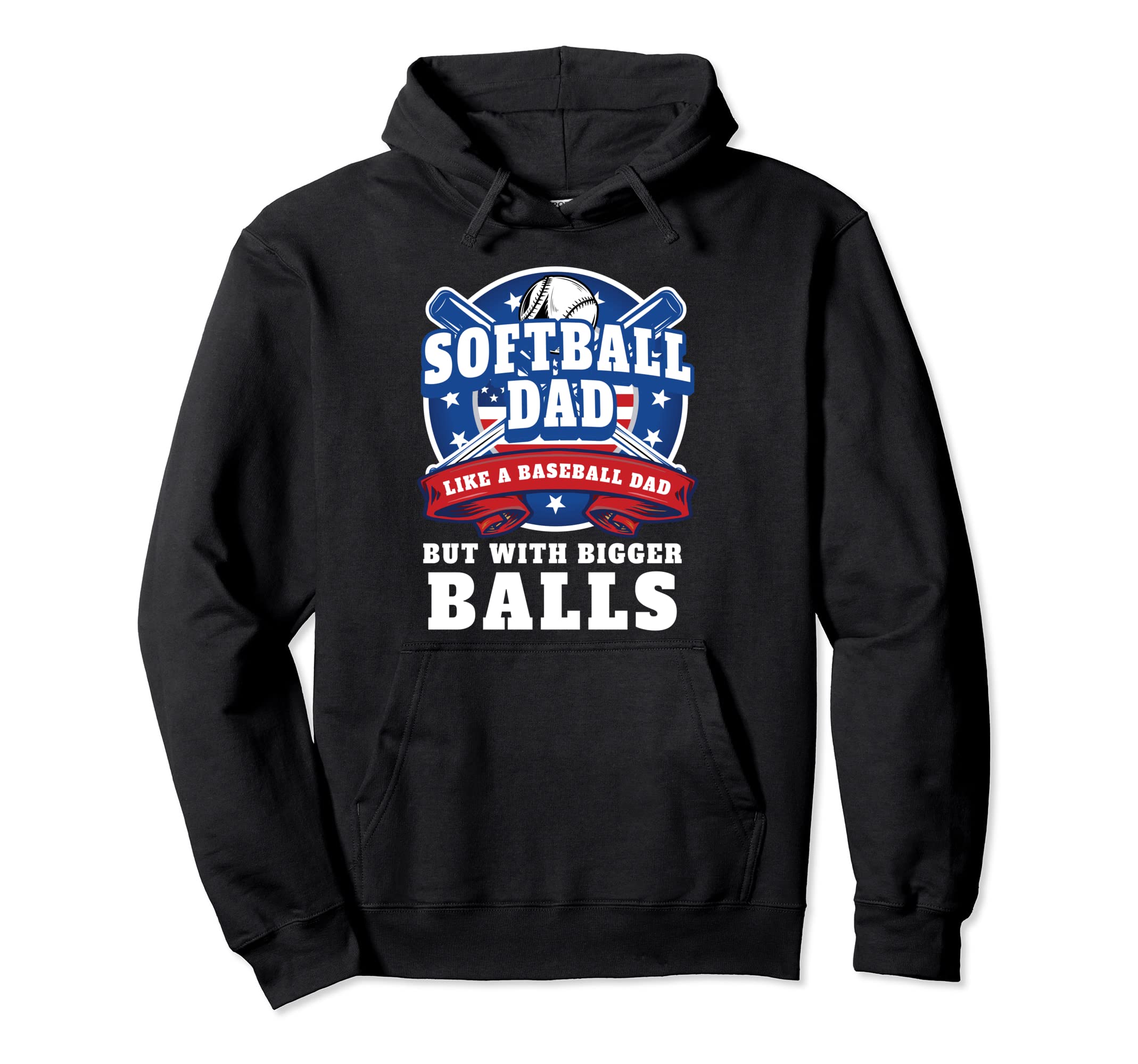 Softball Dad Like Baseball Dad Us Hoodie - Aesthetic Graphic Men Women - T-Shirt, Sweatshirt, Hoodie