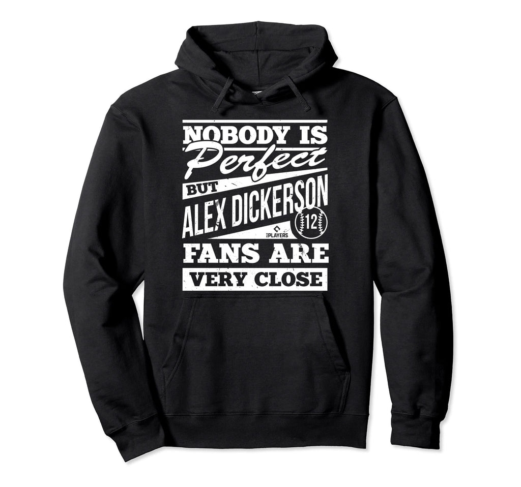 Nobody Is Alex Dickerson Funny Baseball Hoodie - Minimalist Print Unisex - T-Shirt, Sweatshirt, Hoodie