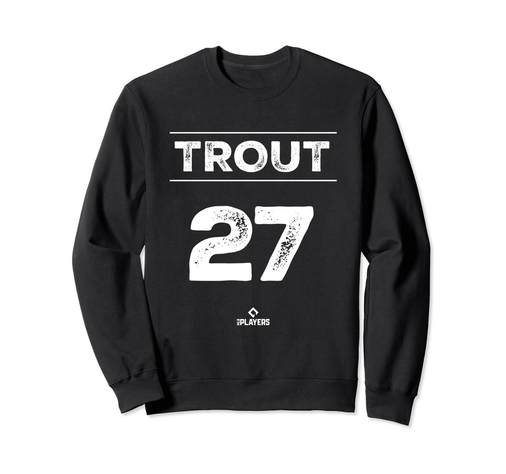 Mike Trout 27 Mlbpa Los Angeles Sweatshirt - Trendy Graphic Unisex - T-Shirt, Sweatshirt, Hoodie