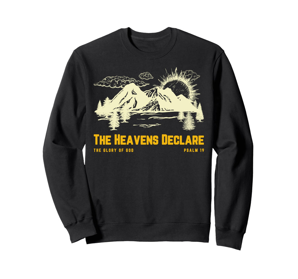 Boho Christian Camping Mountains Sweatshirt - Aesthetic Graphic Unisex - T-Shirt, Sweatshirt, Hoodie