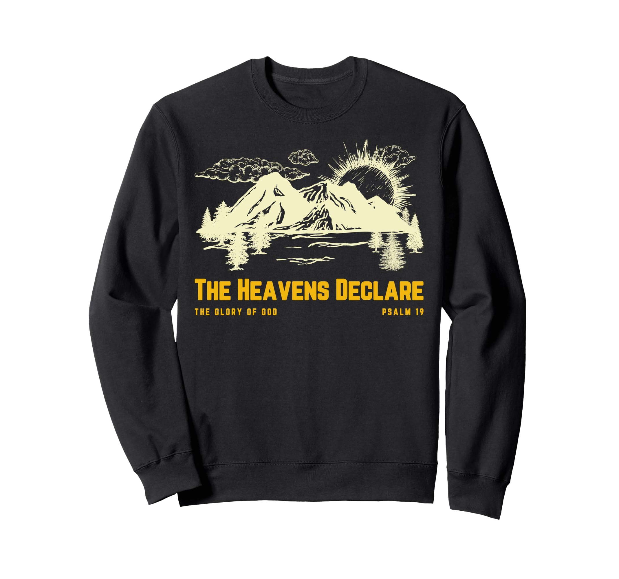 Boho Christian Camping Mountains Sweatshirt - Aesthetic Graphic Unisex - T-Shirt, Sweatshirt, Hoodie