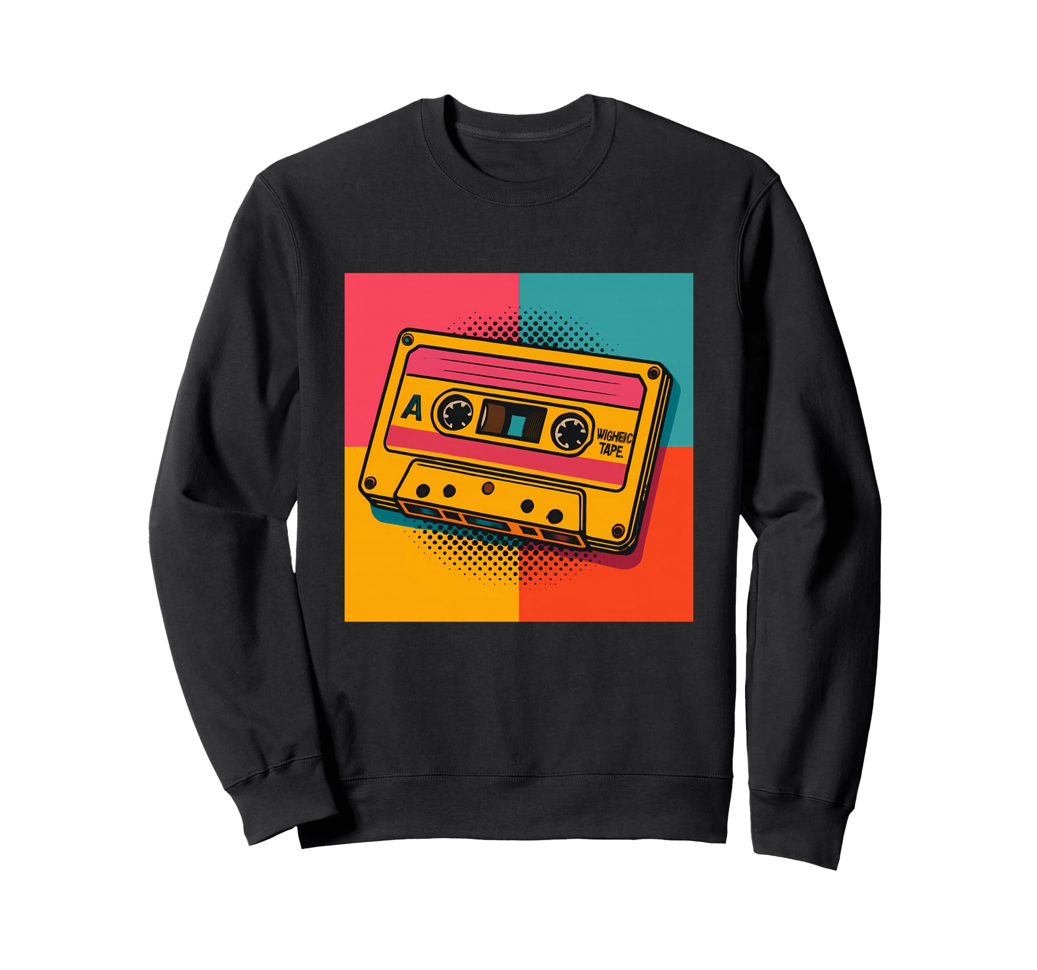 Cassette Pop Art Mixtape Mythic T-Shirt - Graphic Print for Adults - T-Shirt, Sweatshirt, Hoodie
