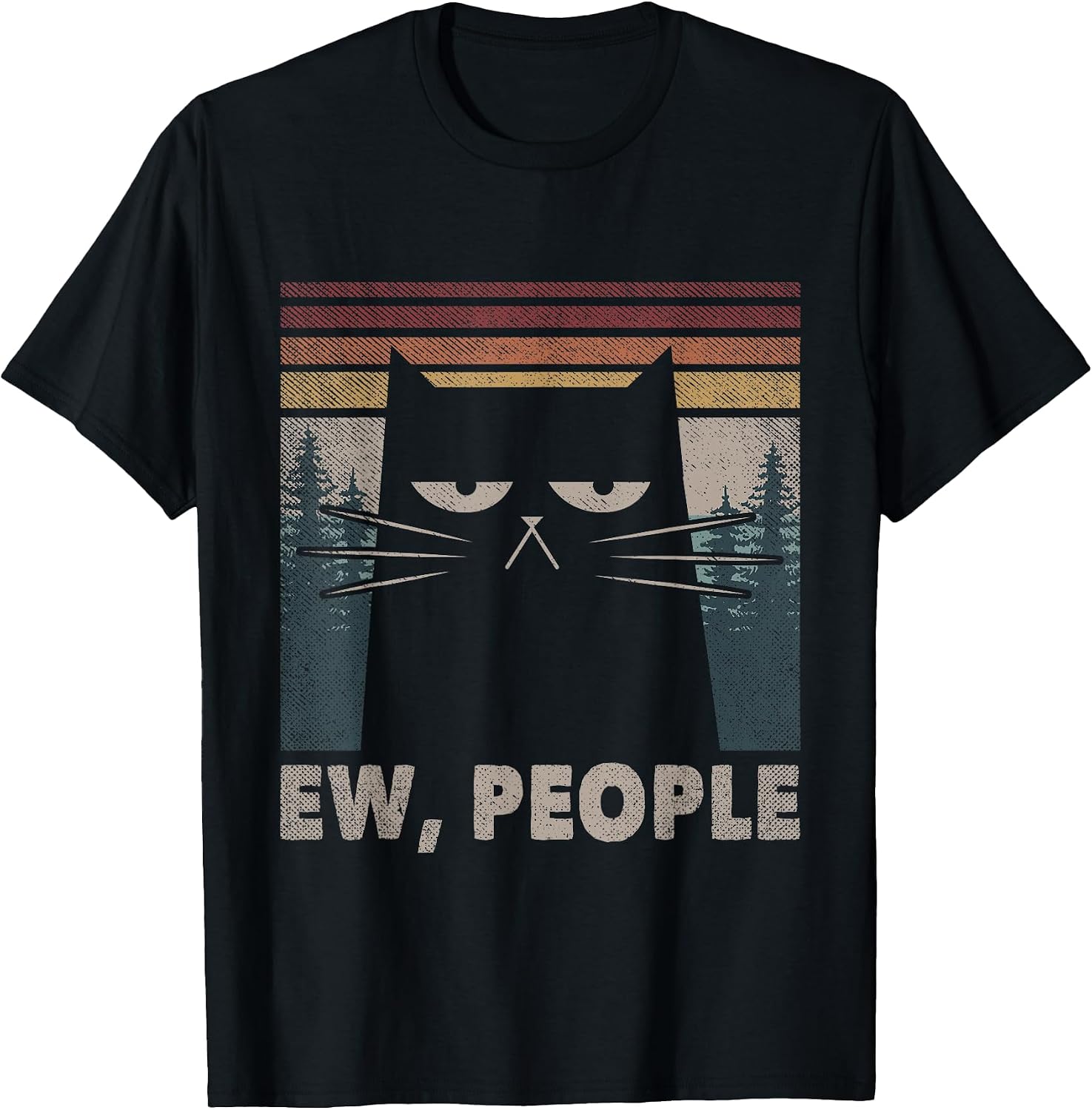 Funny Cat Gift For Introverts Sarcasm Quotes - Adult & Kids T-Shirts, Sweatshirts & Hoodies apparel design preview 1