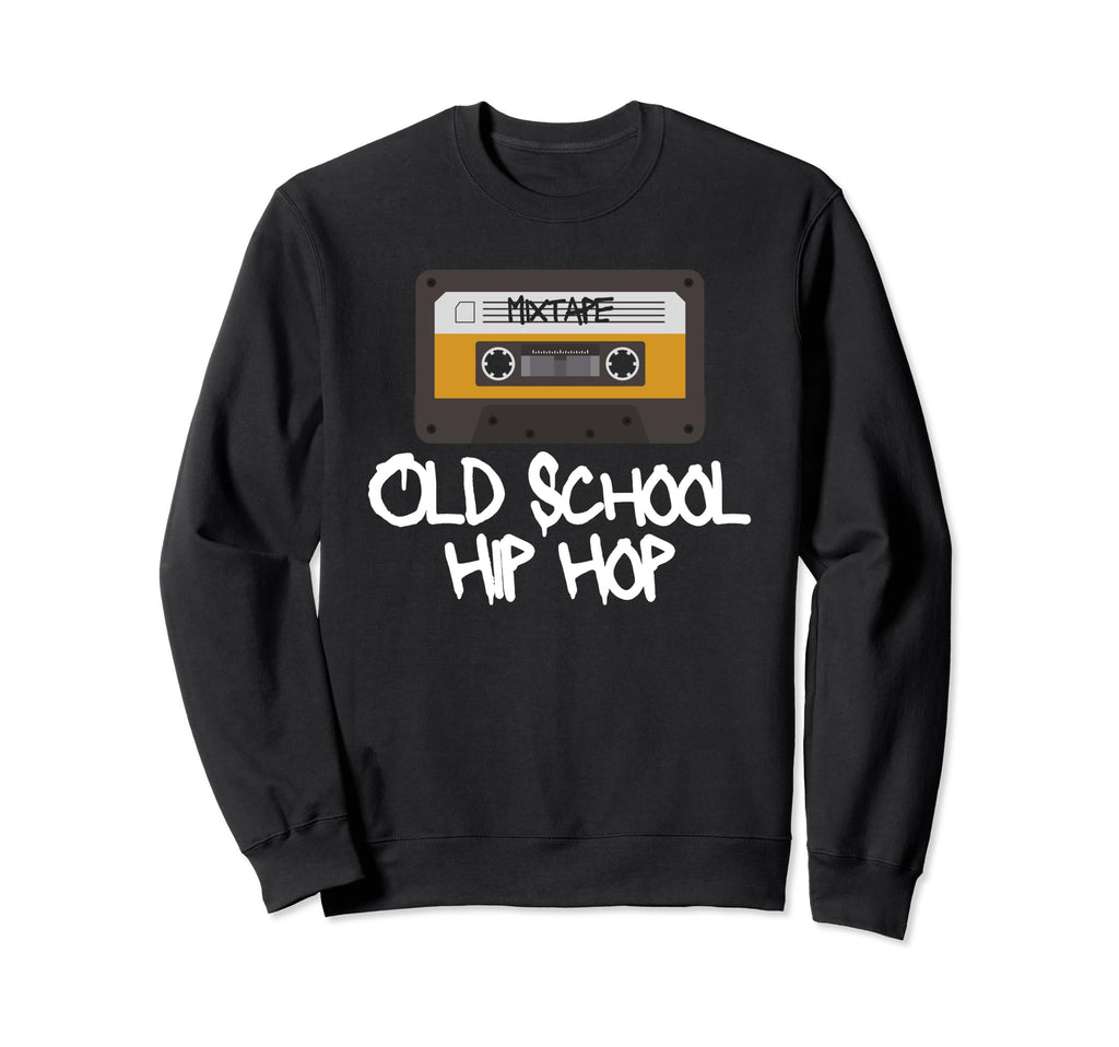 Old School Hip Hop Mixtape Cassette Sweatshirt - Trendy Graphic for Adults - T-Shirt, Sweatshirt, Hoodie