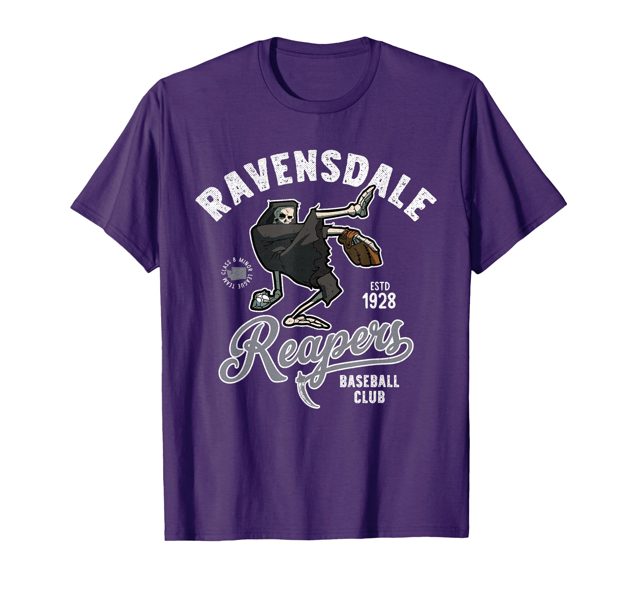 Ravensdale Grim Reapers Minor League T-Shirt - Streetwear Style for Adults - T-Shirt, Sweatshirt, Hoodie