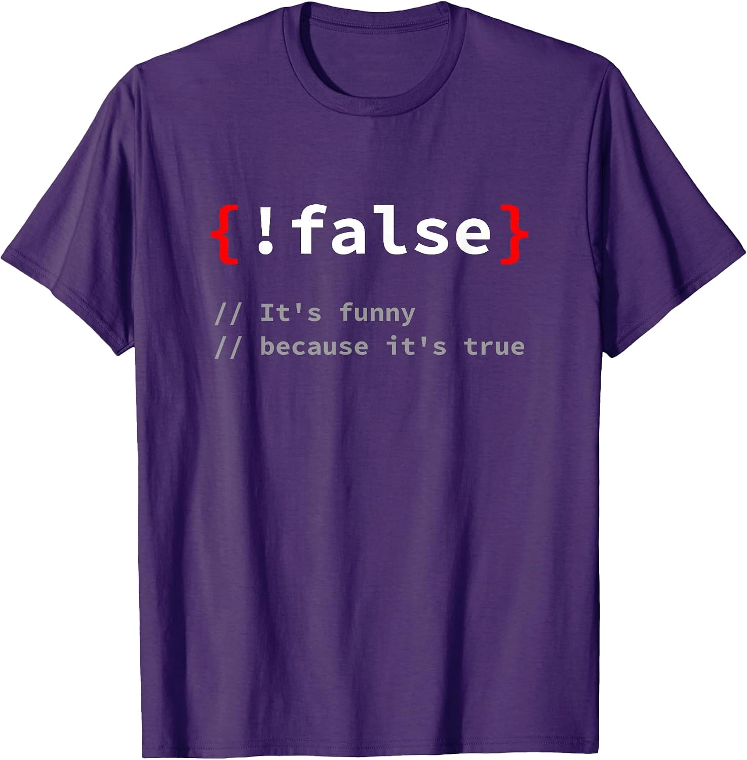 !False Joke - Adult & Kids T-Shirts, Sweatshirts & Hoodies apparel design preview 1