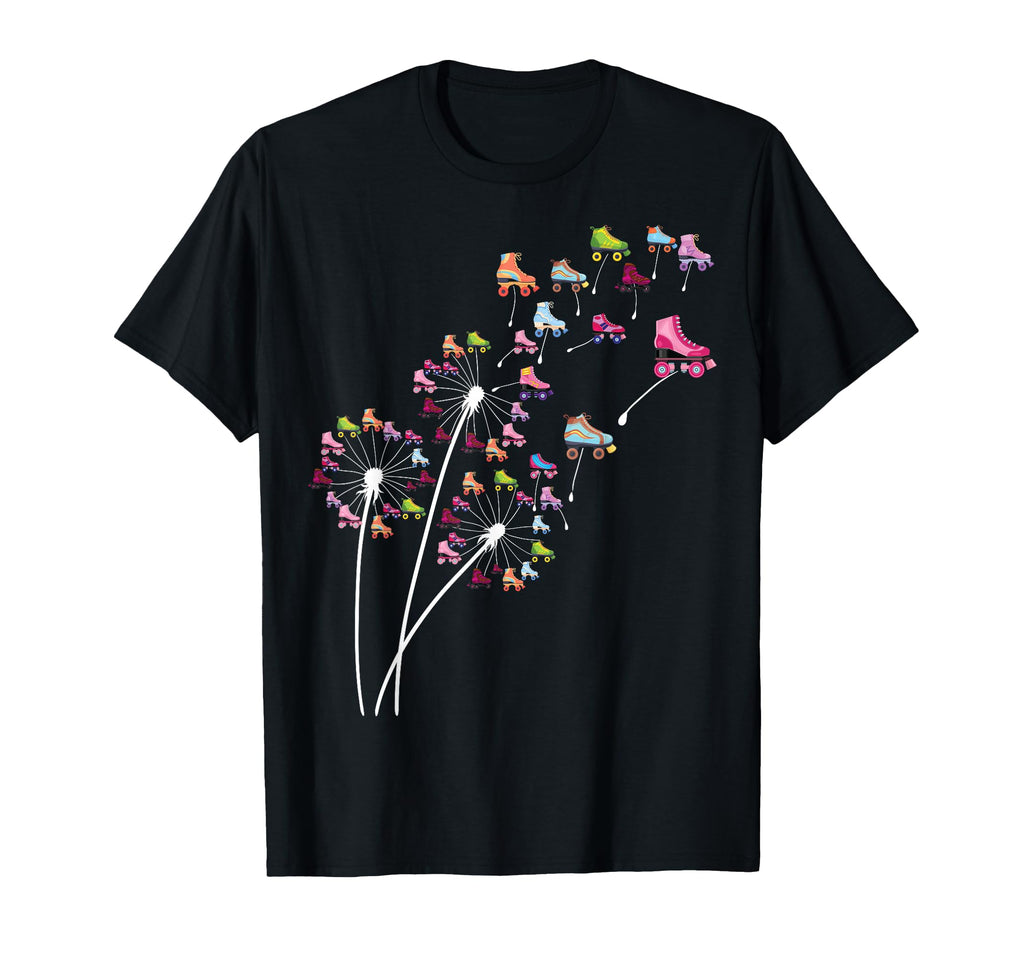 Dandelion Roller Skate Flower T-Shirt - Casual Everyday Wear for Adults - T-Shirt, Sweatshirt, Hoodie
