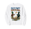 Duck 70S 90S Duck Farm Birds Lover Sweatshirt - Streetwear Style Unisex - T-Shirt, Sweatshirt, Hoodie