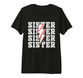 Sister Baseball Lightning Bolt Sports T-Shirt - Novelty Apparel Men Women - T-Shirt, Sweatshirt, Hoodie