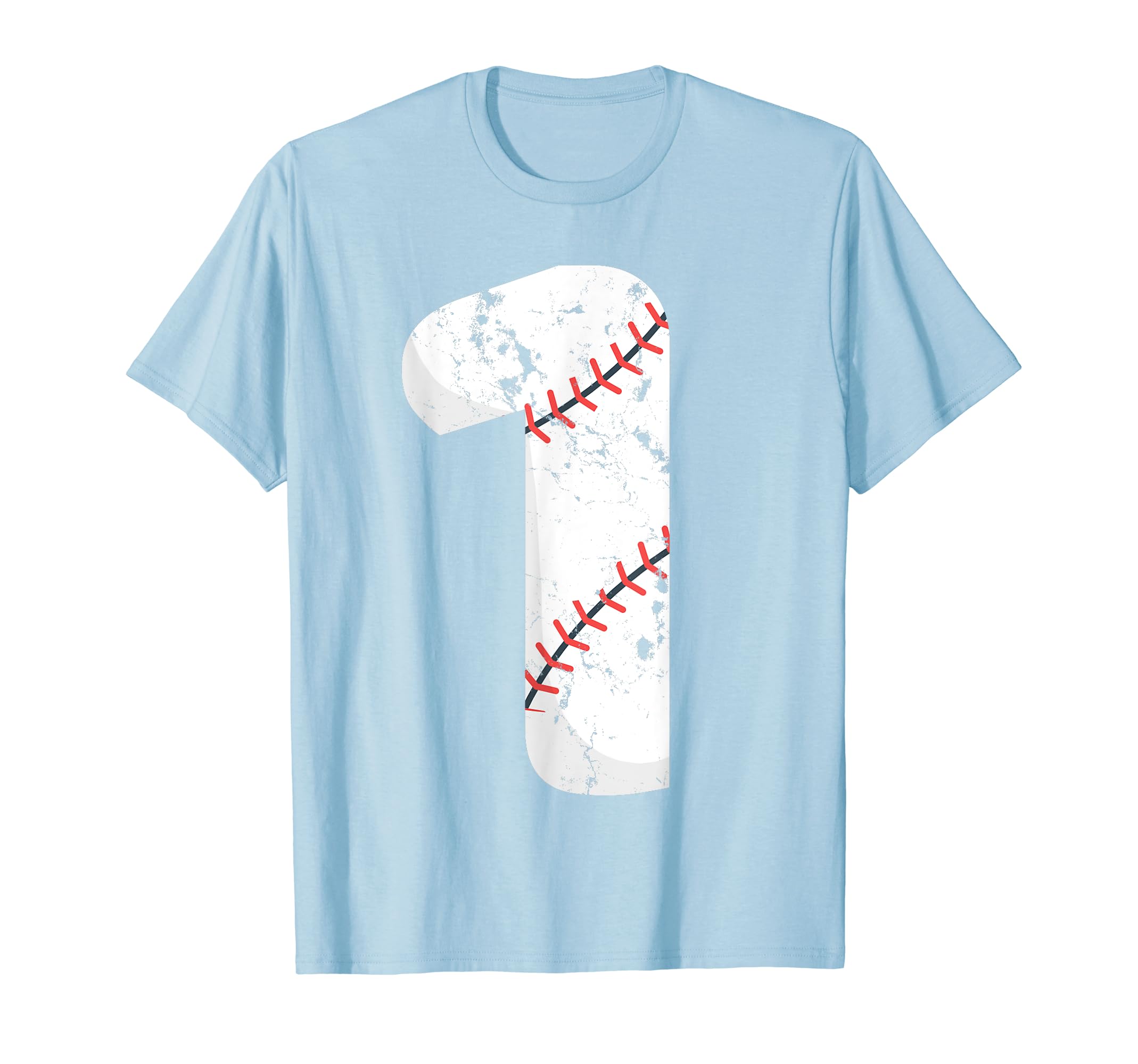 Number 1 Baseball Distressed Team T-Shirt - Streetwear Style Unisex - T-Shirt, Sweatshirt, Hoodie