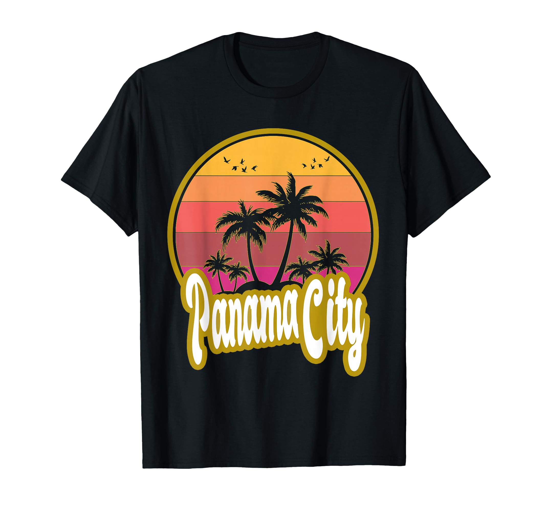 Panama City Florida Beach Sunset T-Shirt - Novelty Apparel for Adults - T-Shirt, Sweatshirt, Hoodie