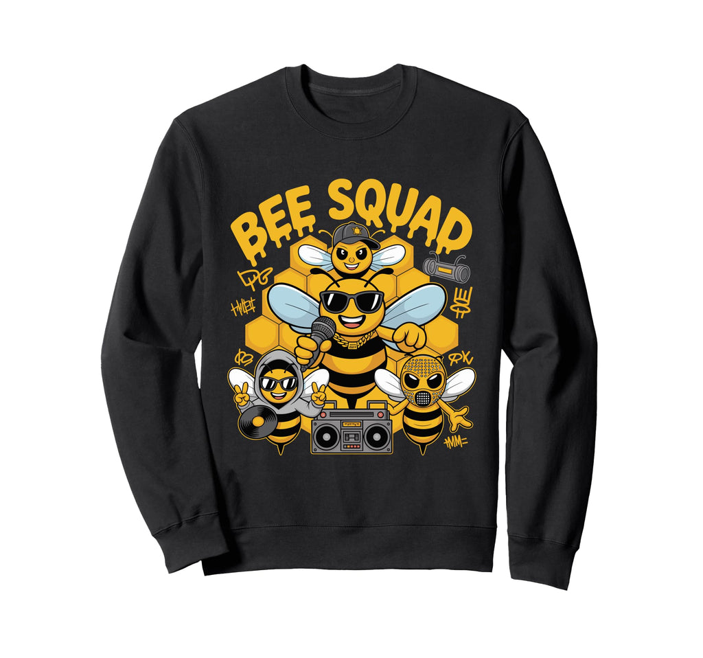 Bees Hip Hop Dance Crew Old School Sweatshirt - Aesthetic Graphic Unisex - T-Shirt, Sweatshirt, Hoodie