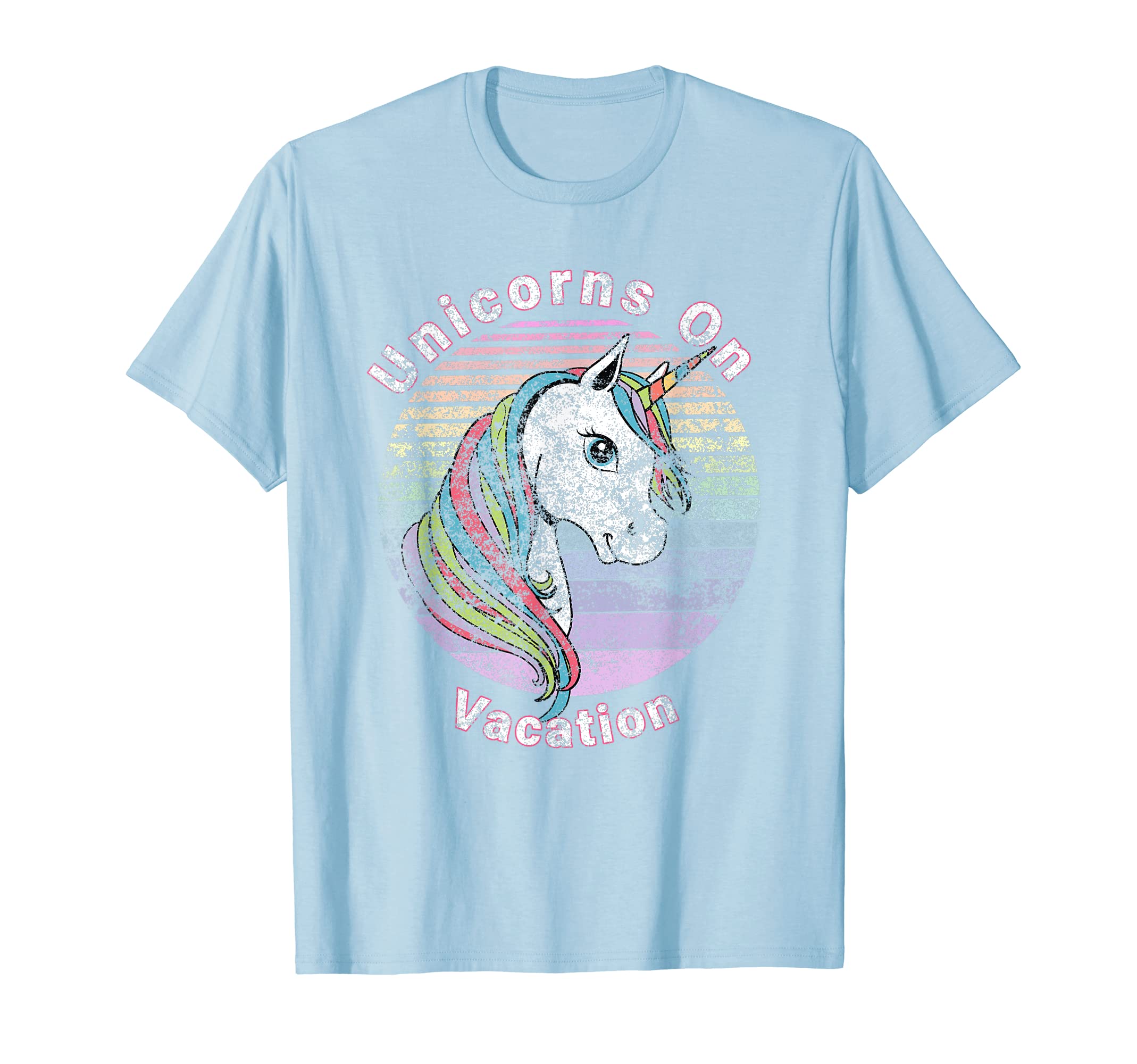 Family Vacation Unicorn Sunset T-Shirt - Trendy Graphic Men Women - T-Shirt, Sweatshirt, Hoodie