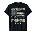 Easily Distracted Old Cars Mechanic T-Shirt - Aesthetic Graphic Men Women - T-Shirt, Sweatshirt, Hoodie