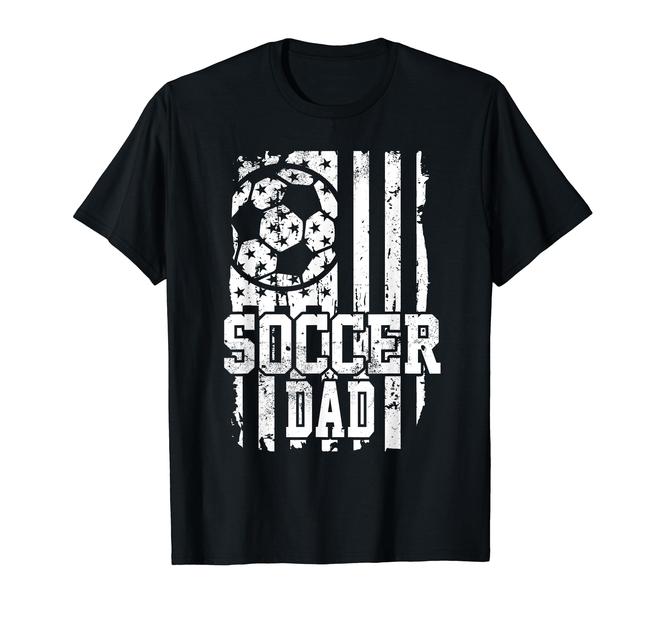 Usa Flag Soccer Dad Soccer Game Day T-Shirt - Minimalist Print Unisex - T-Shirt, Sweatshirt, Hoodie