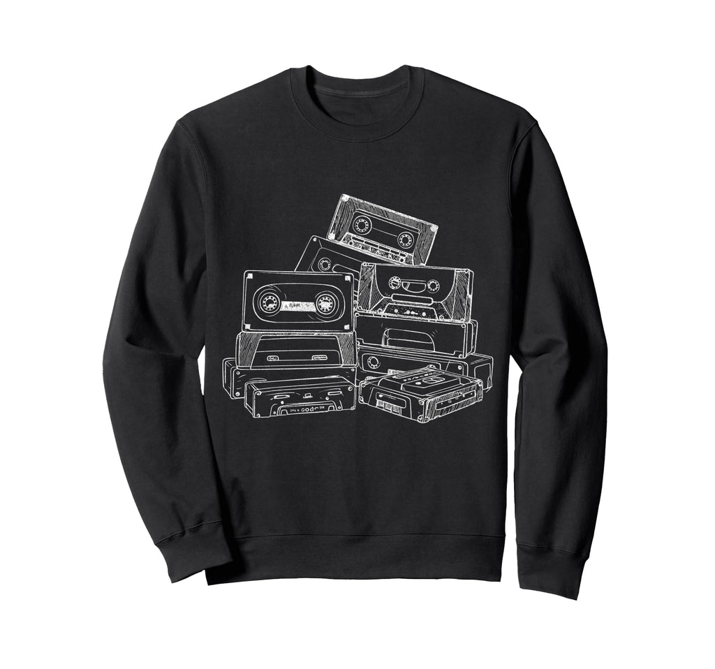 Love Mixtape 80S Blank Cassette Sweatshirt - Fun Novelty Design Men Women - T-Shirt, Sweatshirt, Hoodie