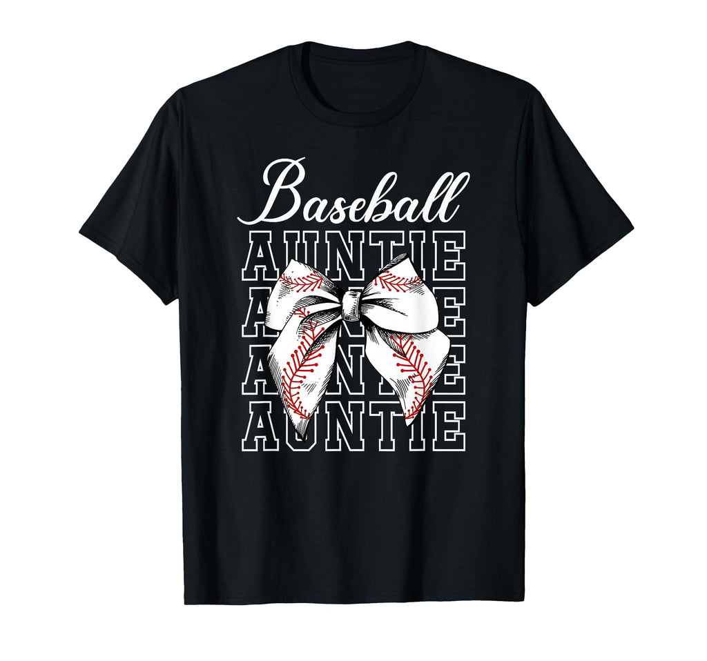 Baseball Auntie Coquette Baseball Aunt T-Shirt - Aesthetic Graphic Unisex - T-Shirt, Sweatshirt, Hoodie