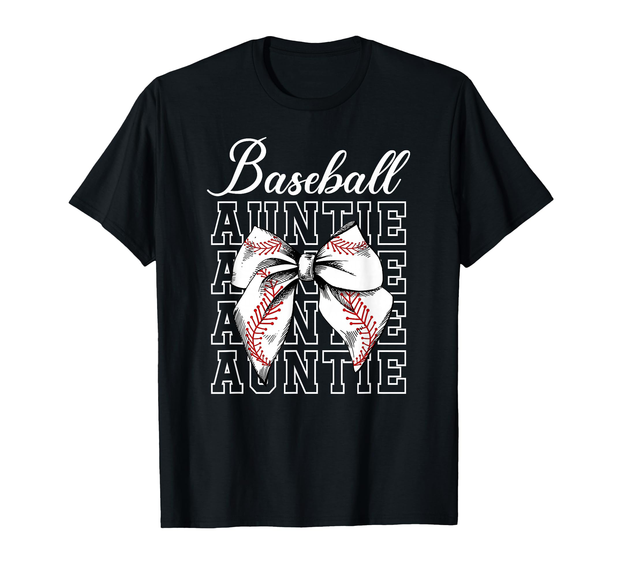 Baseball Auntie Coquette Baseball Aunt T-Shirt - Aesthetic Graphic Unisex - T-Shirt, Sweatshirt, Hoodie