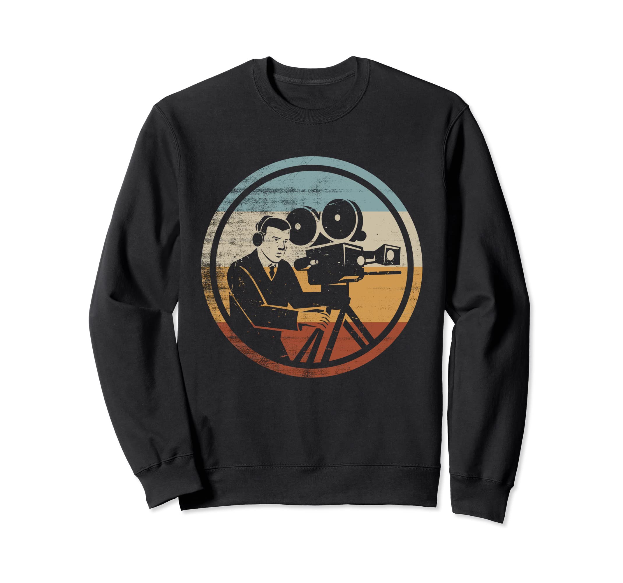 Film Director Camera Operator Sweatshirt - Casual Everyday Wear Men Women - T-Shirt, Sweatshirt, Hoodie