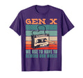 Gen X Cassette Tape Pencil Music T-Shirt - Streetwear Style for Adults - T-Shirt, Sweatshirt, Hoodie