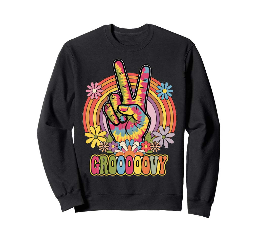 Groovy Grooooovy Discoball Party Sweatshirt - Aesthetic Graphic Unisex - T-Shirt, Sweatshirt, Hoodie