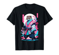 Samurai Otter Aesthetic Vaporwave T-Shirt - Trendy Graphic Men Women - T-Shirt, Sweatshirt, Hoodie