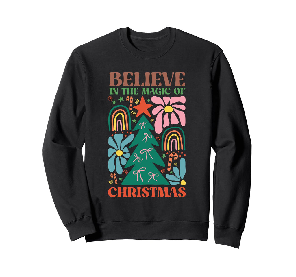 Boho Rainbow Tree Teens Holiday Sweatshirt - Unique Graphic for Adults - T-Shirt, Sweatshirt, Hoodie