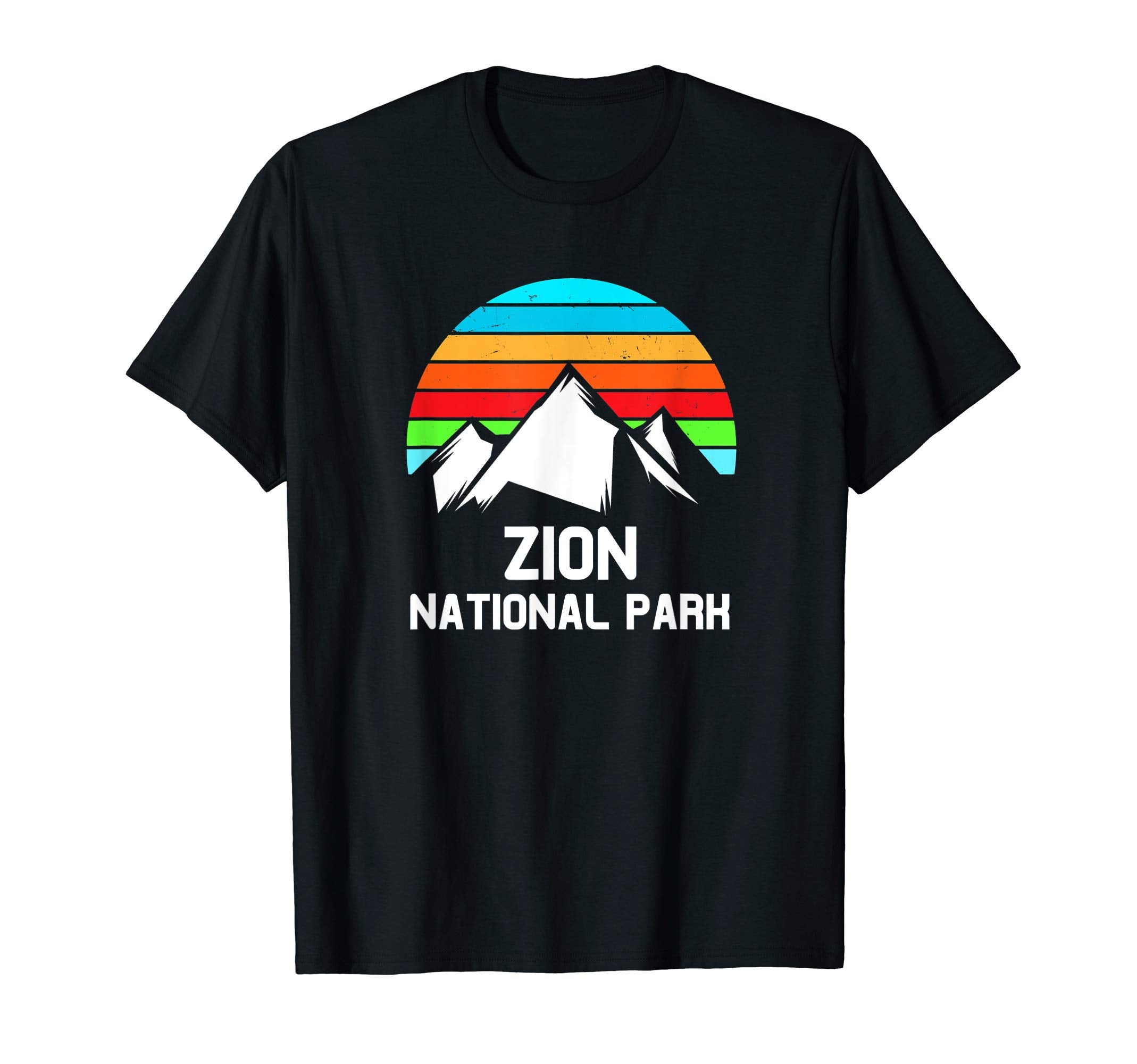 Zion National Park Sunset Mountain T-Shirt - Aesthetic Graphic for Adults - T-Shirt, Sweatshirt, Hoodie