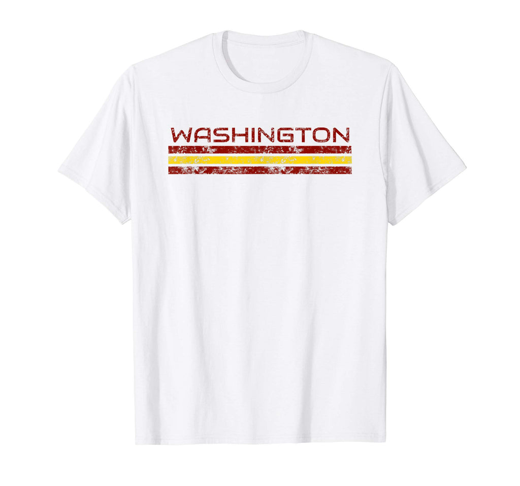 Washington D C Weathered Stripe T-Shirt - Custom Art Print Unisex - T-Shirt, Sweatshirt, Hoodie