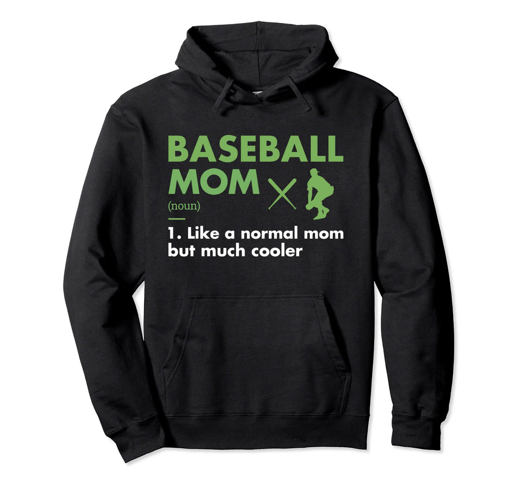 Sport Mom Definition Baseball Hoodie - Graphic Print Men Women - T-Shirt, Sweatshirt, Hoodie