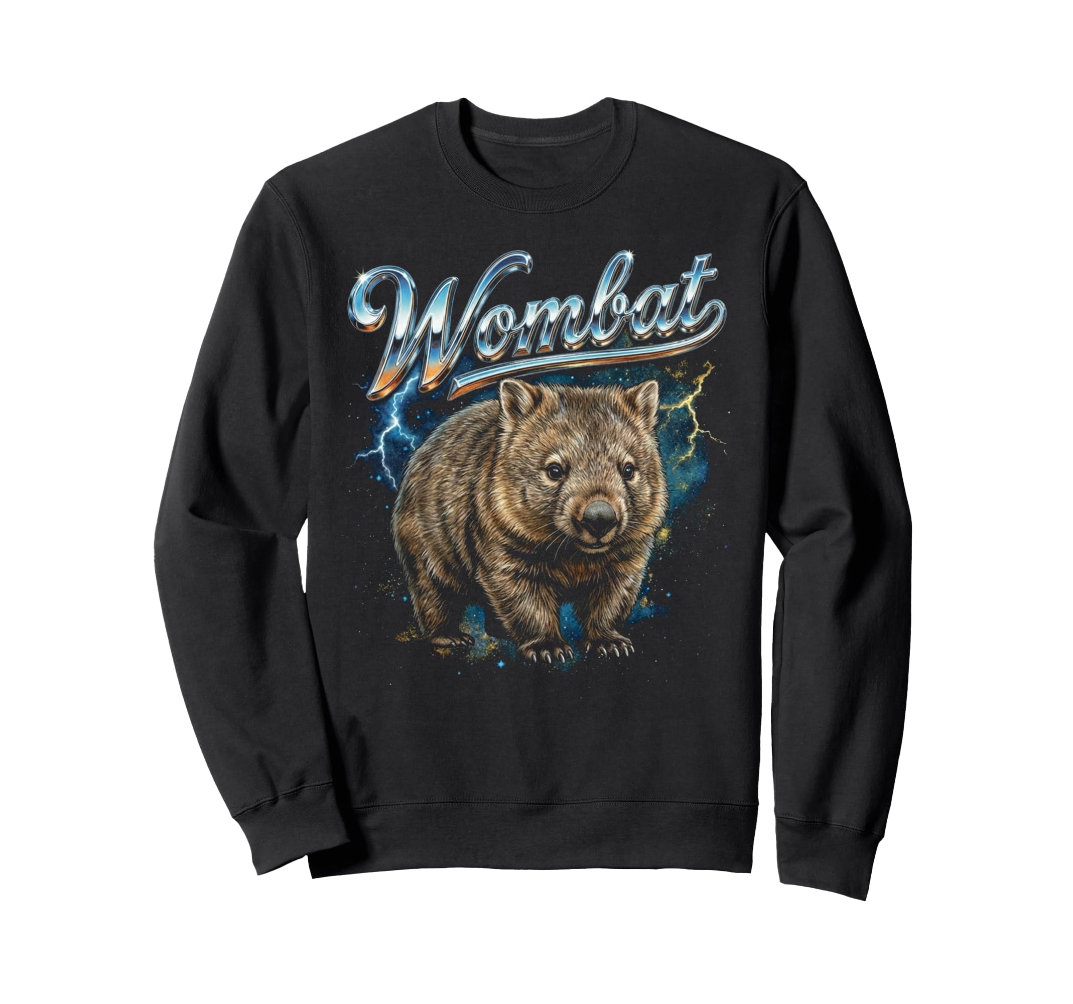 Wombat 90S Funny Wombat 80S Sweatshirt - Novelty Apparel Unisex - T-Shirt, Sweatshirt, Hoodie