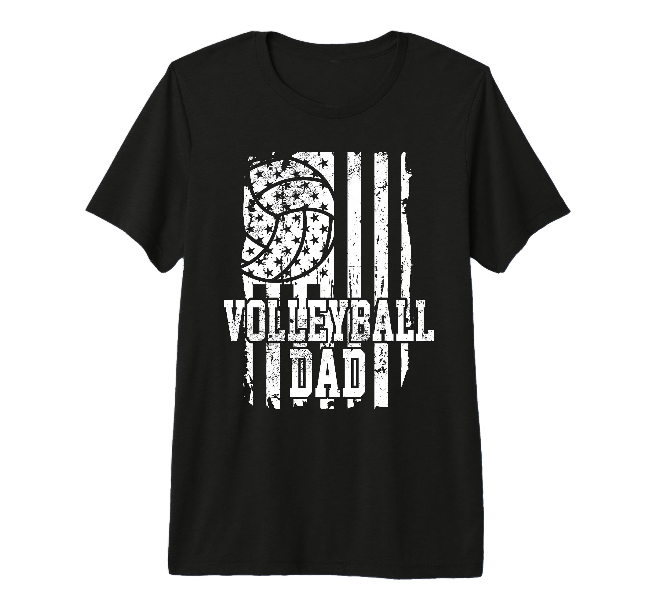 Usa Flag Volleyball Dad Volleyball Game T-Shirt - Graphic Print Men Women - T-Shirt, Sweatshirt, Hoodie