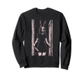 Anime Horror Bunny Aesthetic Soft Sweatshirt - Minimalist Print Unisex - T-Shirt, Sweatshirt, Hoodie