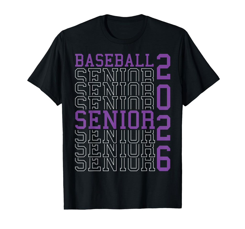 Baseball Senior Night Baseball Senior 2026 T-Shirt - Trendy Graphic Unisex - T-Shirt, Sweatshirt, Hoodie