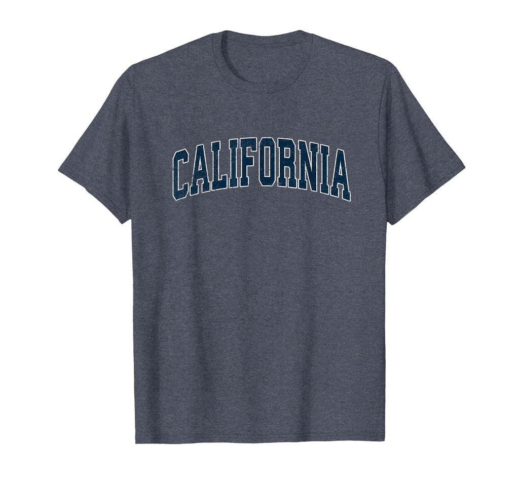 California Varsity Sports Navy Text T-Shirt - Trendy Graphic for Adults - T-Shirt, Sweatshirt, Hoodie