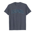 California Varsity Sports Navy Text T-Shirt - Trendy Graphic for Adults - T-Shirt, Sweatshirt, Hoodie