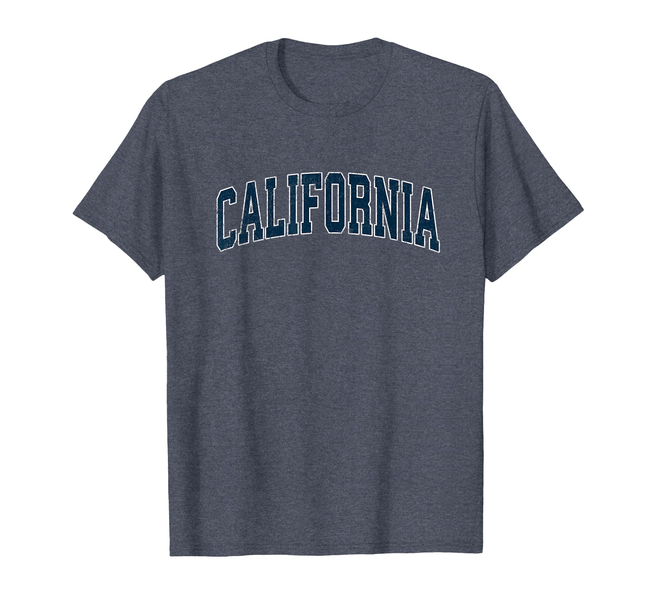 California Varsity Sports Navy Text T-Shirt - Trendy Graphic for Adults - T-Shirt, Sweatshirt, Hoodie