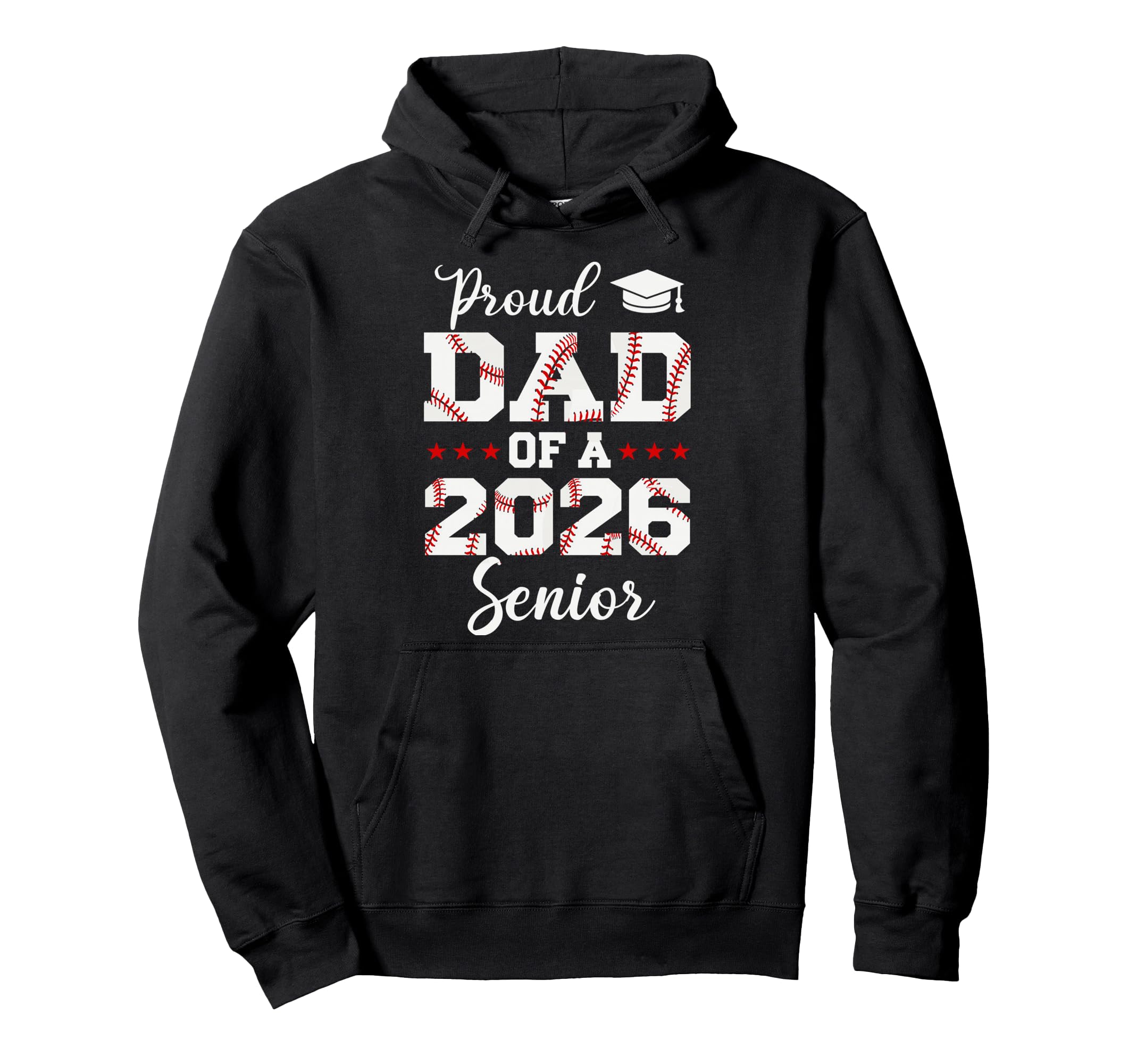 Senior Dad Class 2026 Baseball Player Hoodie - Unique Graphic Unisex - T-Shirt, Sweatshirt, Hoodie