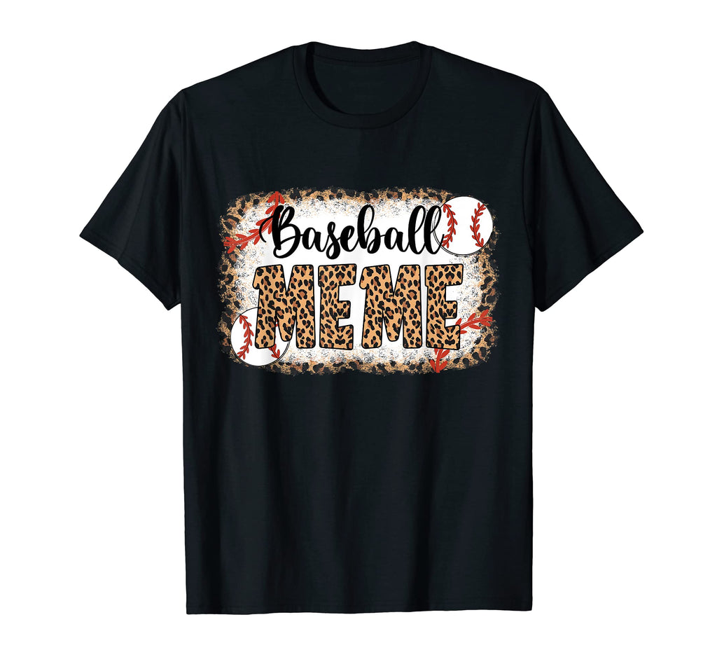 Baseball Meme Leopard Baseball Mothers T-Shirt - Trendy Graphic for Adults - T-Shirt, Sweatshirt, Hoodie