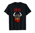 Skol Viking Distressed Skol Viking T-Shirt - Custom Art Print Men Women - T-Shirt, Sweatshirt, Hoodie