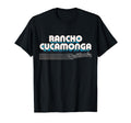 Rancho Cucamonga California Stripes T-Shirt - Aesthetic Graphic Unisex - T-Shirt, Sweatshirt, Hoodie