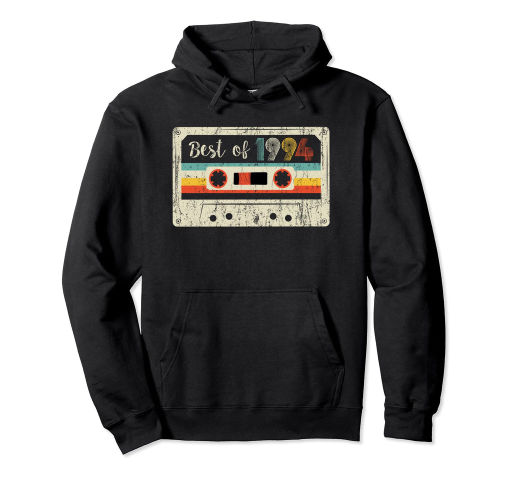 Best 1994 1994 Cassette Tape Birthday Hoodie - Novelty Apparel Men Women - T-Shirt, Sweatshirt, Hoodie