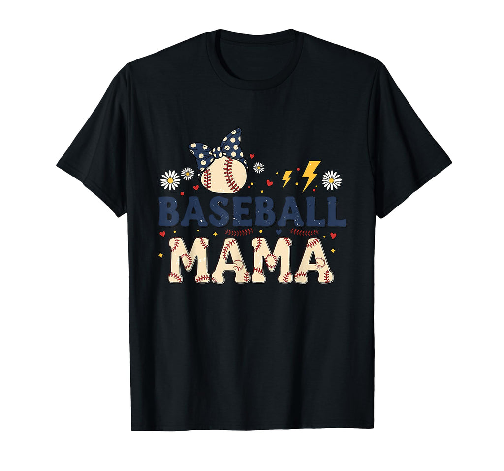 Baseball Mama Baseball Playing Mom T-Shirt - Custom Art Print Unisex - T-Shirt, Sweatshirt, Hoodie